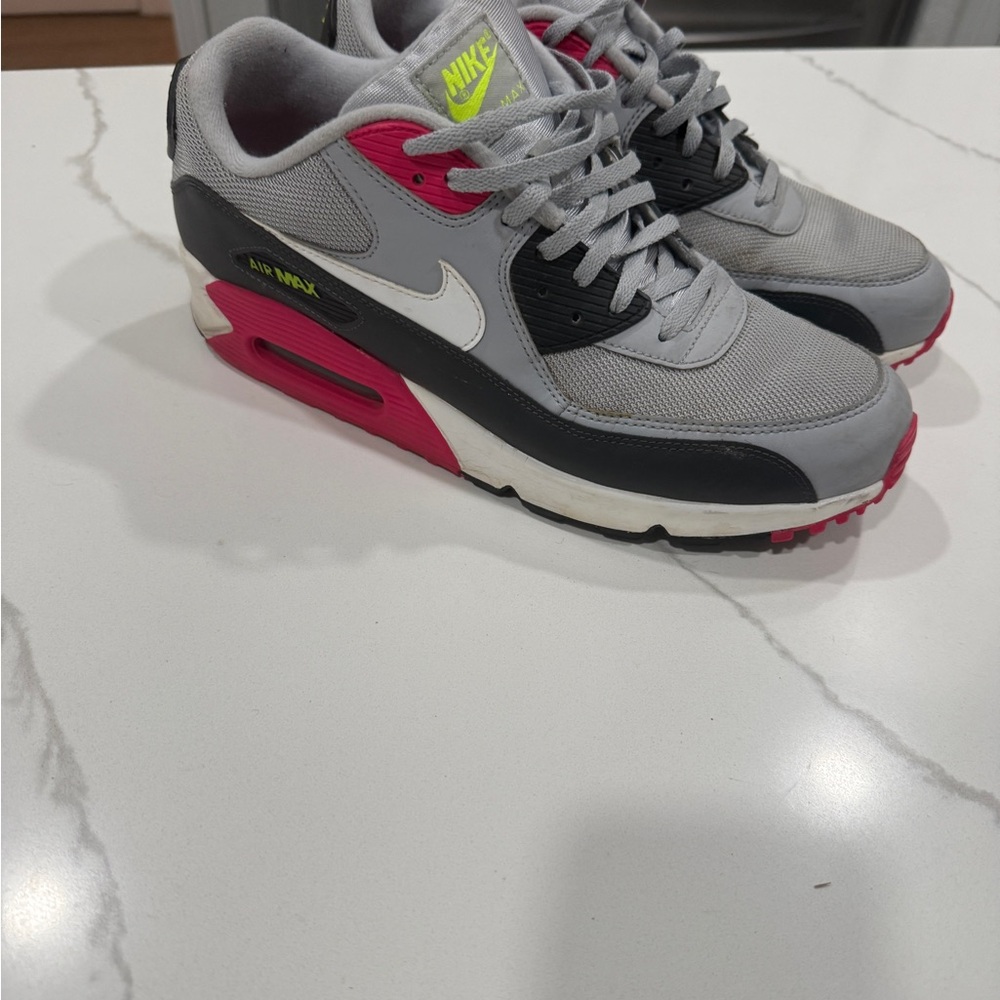 Nike Air Max 90 Wolf Grey Rush Pink